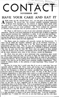 Contact November 1955