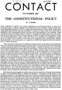 Contact November 1957