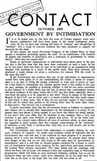 Contact October 1955