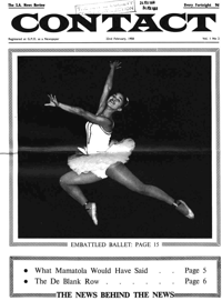 Contact Volume 1 No 2, 22 February 1958