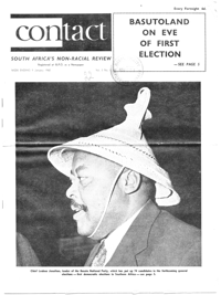 Contact Volume 3 No 1, 9 January 1960