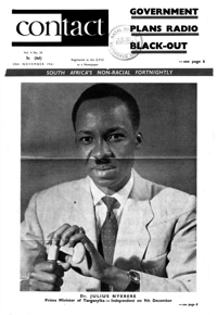 Contact Volume 4 No 24, 30 November 1961