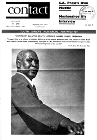 Contact Volume 4 No 25, 14 December 1961