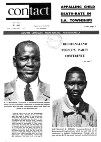Contact Volume 5 No 1, 11 January 1962