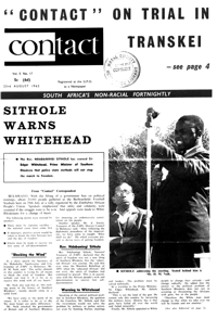 Contact Volume 5 No 17, 23 August 1962
