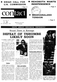 Contact Volume 5 No 18, 6 September 1962
