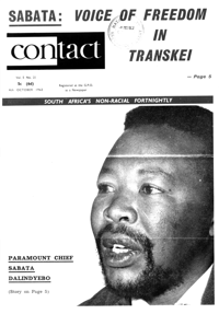 Contact Volume 5 No 20, 4 October 1962
