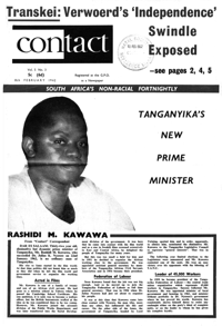 Contact Volume 5 No 3, 8 February 1962