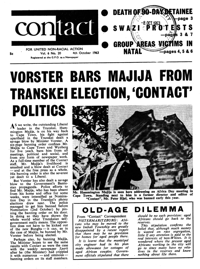 Contact  Volume 6 No 20, 4 October 1963