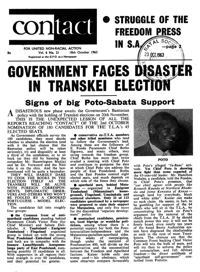 Contact Volume 6 No 21, 18 October 1963