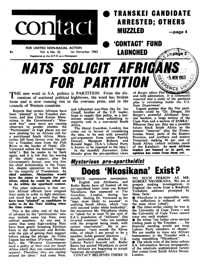 Contact Volume 6 No 22, 1 November 1963