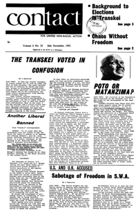 Contact Volume 6 No 24, 30 November 1963