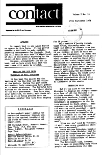 Contact Volume 7 No 11, 25 September 1964