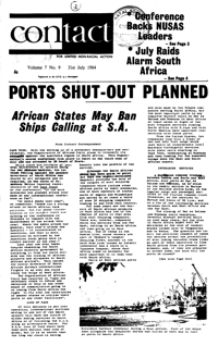 Contact Volume 7 No 9, 31 July 1964