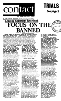 Contact Volume 8 No 1, January 1965
