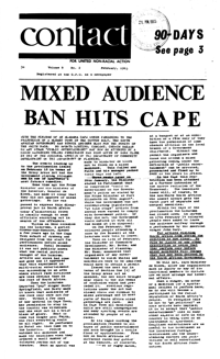 Contact Volume 8 No 2, February 1965