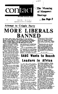 Contact Volume 8 No 3, March 1965
