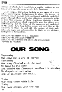 Our song
