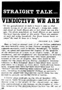 Straight talk: vindictive we are