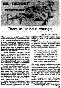 MK soldiers viewpoint - there must be a change