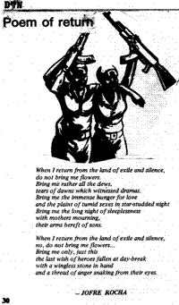 Poem of return