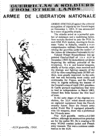 Guerillas and soldiers from other lands: Armee de liberation nationale