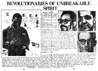 Revolutionaries of unbreakable spirit
