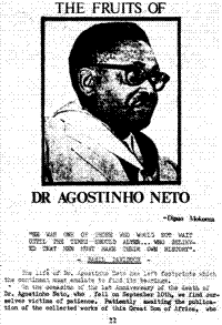 The fruits of Dr Agostinho Neto