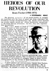 Heroes of our revolution: Bram Fischer (1908 -1975)