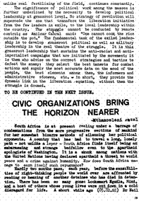 Civic organisations bring the horizon nearer
