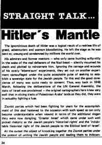 Straight talk ... Hitler`s mantle
