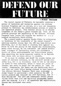 Defend our future