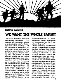 Editorial comment: We want the whole bakery