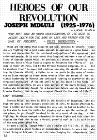 Heroes of our revolution: Joseph Mdluli (1925 - 1976)