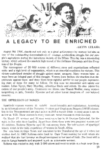 A legacy to be enriched