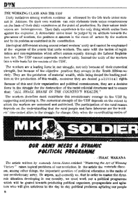 Our army needs a dynamic political programme 