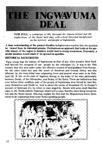The Ingwavuma deal