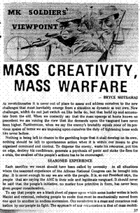 Mass creativity, mass warfare