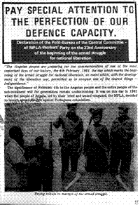 Pay special attention to the perfection of our defence capacity