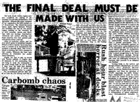 The final deal must be with us
