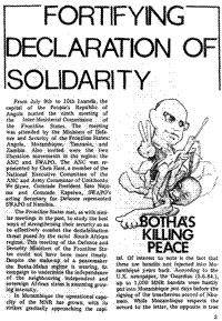 Fortifying declaration of solidarity