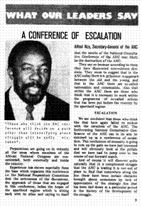 A Conference of escalation