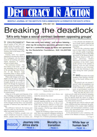 Democracy in Action April 1991