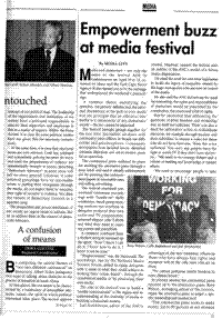 Empowerment buzz at media festival