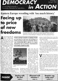 Facing up to price of new freedoms