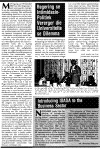 Introducing IDASA to the business sector