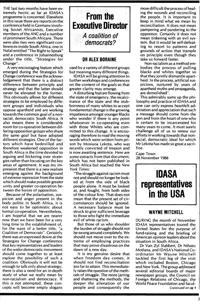 From the Executive Director: a coalition of democrats?