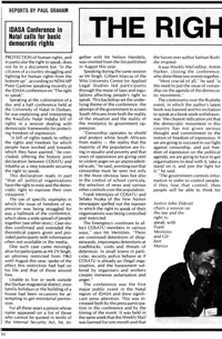The right to speak