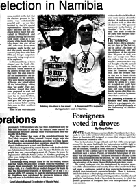 Foreigners voted in droves