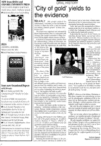 City of gold yields to the evidence
